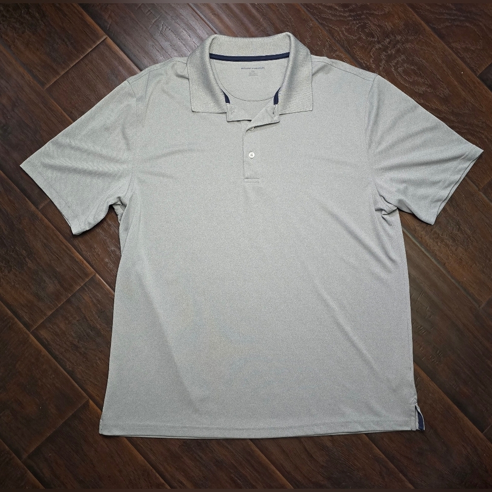 Amazon Essentials Mens Grey Polo Golf Casual Shirt Large